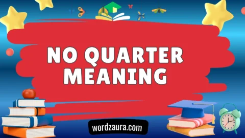 no quarter meaning