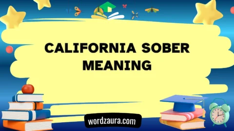 california sober meaning