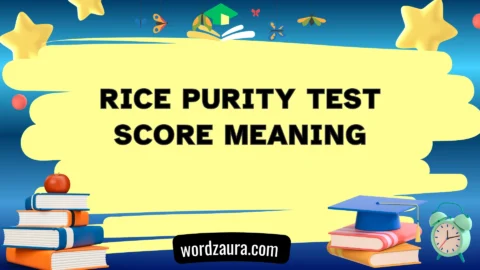 rice purity test score meaning